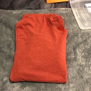 Orange long sleeve t-shirt